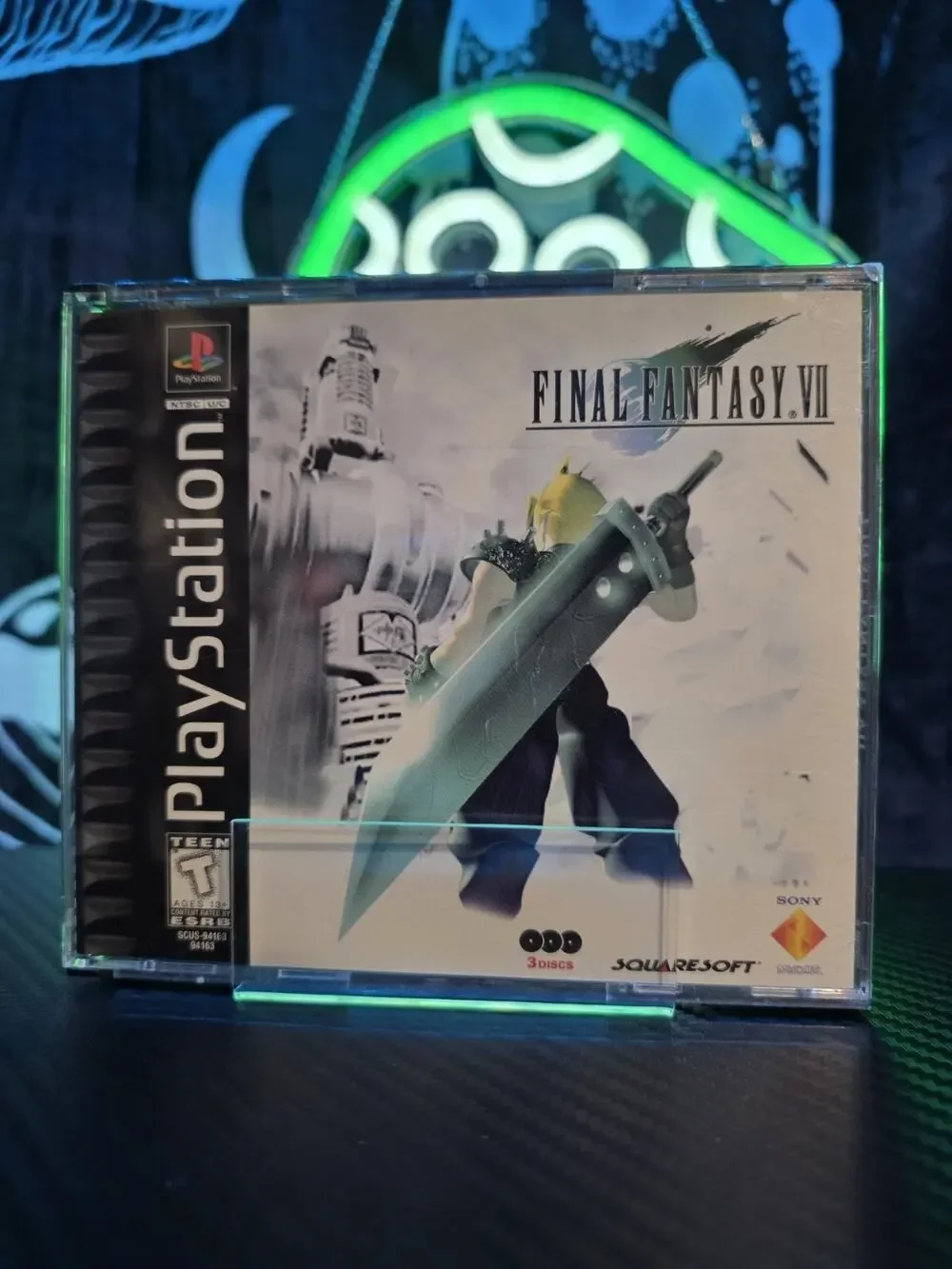 Sony PlayStation 1 Final Fantasy VII 7 Misprint Variant 1997